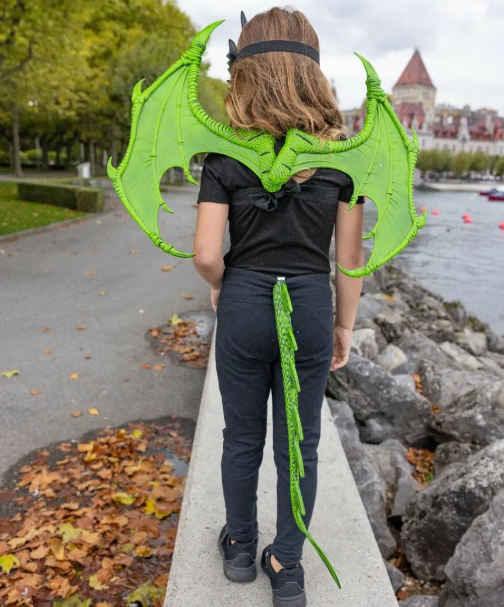 Great Pretenders Dragevinger - Grønne| Halloween|Fastelavn