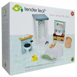 Tender Leaf Dukkehusmøbler - Badeværelse| Økologisk Eller Bæredygtig|Trælegetøj