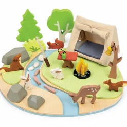 Tender Leaf Dukkehus tilbehør - Camping| Trælegetøj|Dukkehus & Legesæt