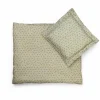 mamamemo Dukke sengesæt - Mørk mint, 40 cm| Dukkevogn|Dukker