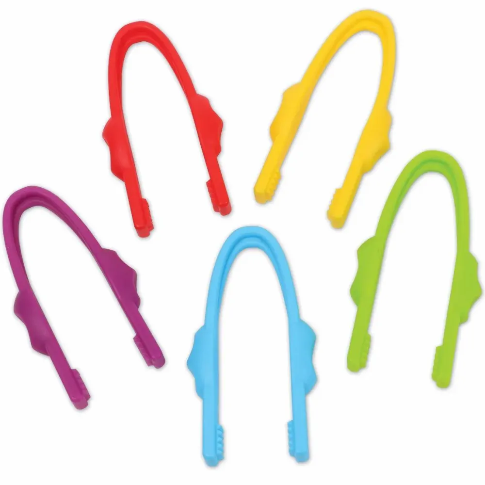 Learning Resources Easy-Grip pincet - Sæt med 12 stk| Finmotorik|Sanselegetøj