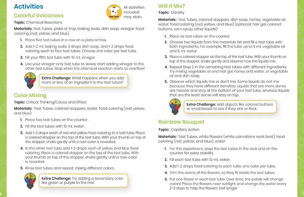 Learning Resources Eksperimentsæt for begyndere| Eksperimenter