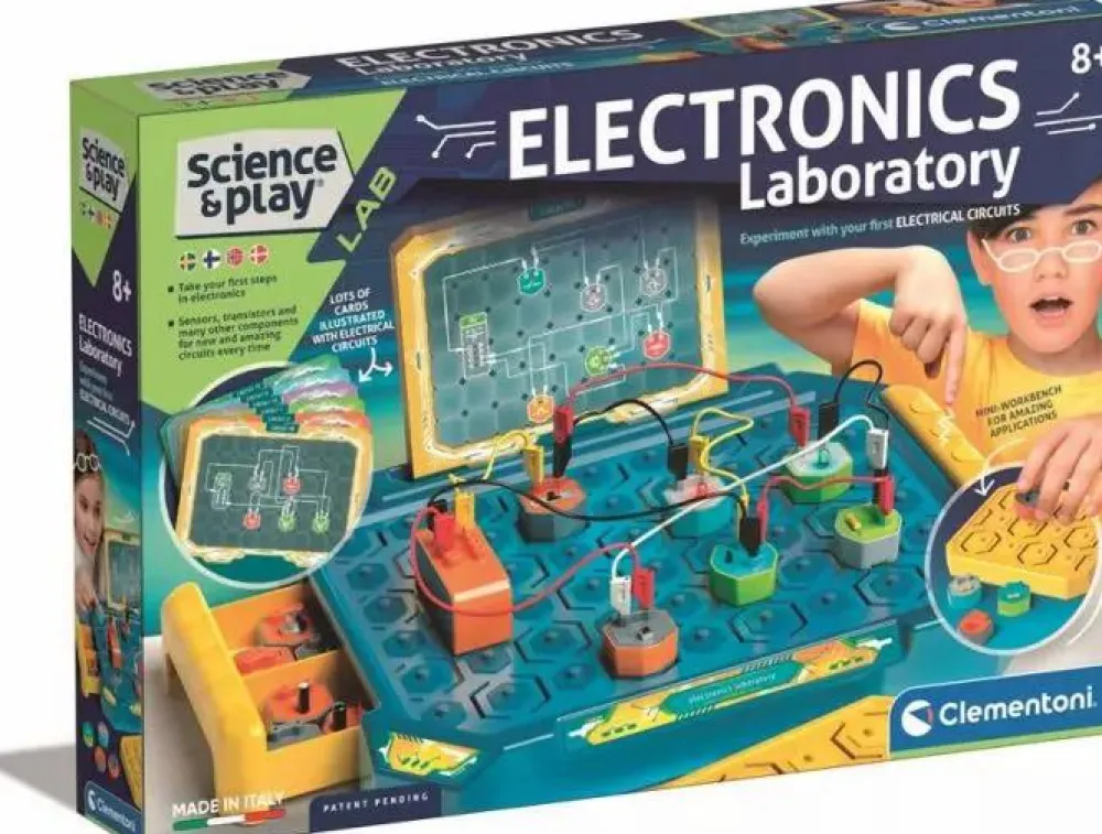 Clementoni Elektronik Laboratoriet| Stem Læringslegetøj|Eksperimenter