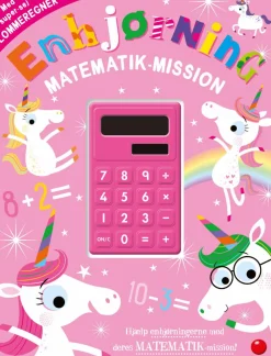 Forlaget Bolden Enhjørning Matematik-mission inkl. lommeregner| Logik & Talforståelse|Skolesjov