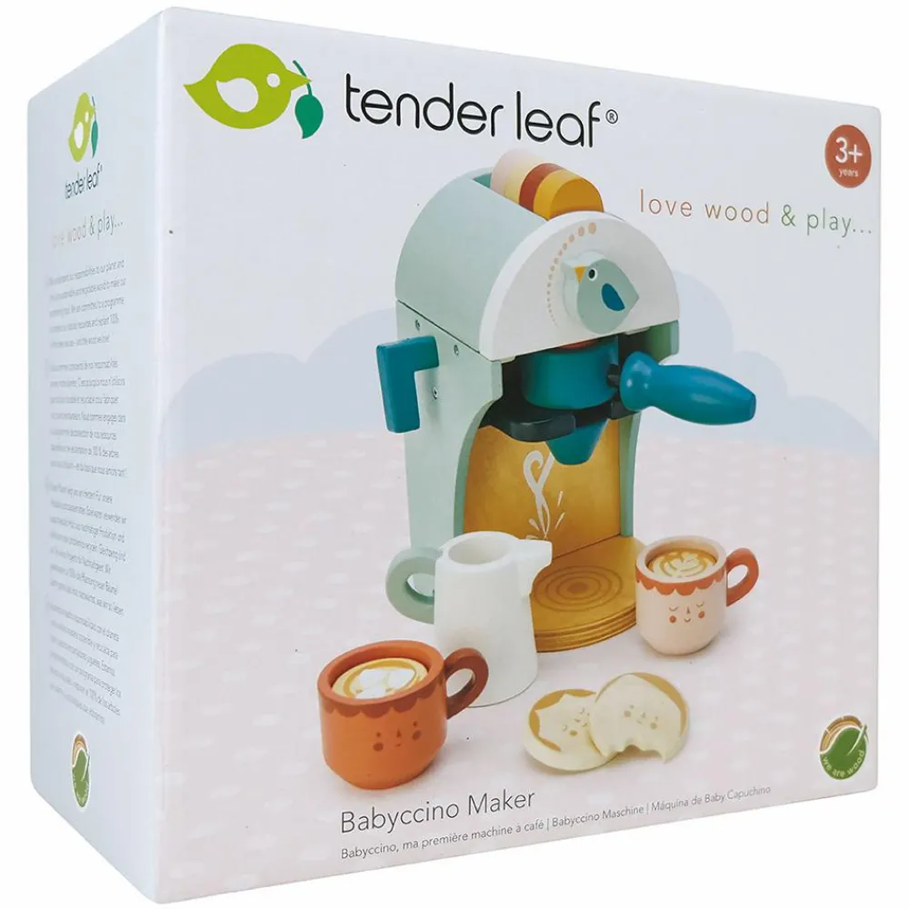 Tender Leaf Espressomaskine| Økologisk Eller Bæredygtig|Trælegetøj