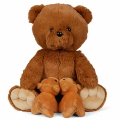 Familiebamse - Bjørnemor med unger| Bamser