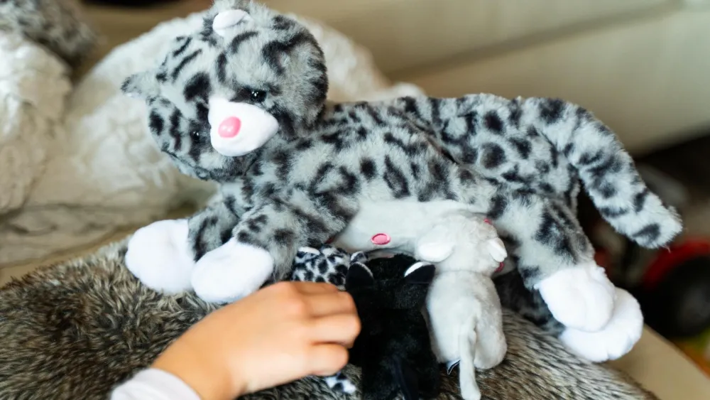 Familiebamse - Kattemor med killinger| Bamser