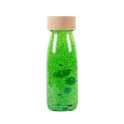 Fascinationsflaske - Grøn glitter|Børn Mindfulness For Børn|Bliv Forundret