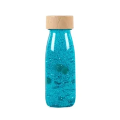 Fascinationsflaske - Turkis glitter|Børn Mindfulness For Børn|Bliv Forundret