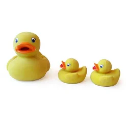 Green Rubber Toys Figurer i naturgummi - Andemor med ællinger| Vis Alle Varer (Særlige Behov)|Dyrefigurer
