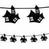 Filtguirlande - Hjemsøgte huse, 105 cm| Halloween