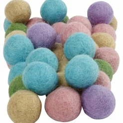 Creativ Company Filtkugler - Pastel, 64 stk| Påske|Kreativ Leg