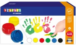 Playbox Fingermaling - 6 x 50 ml| Tegne- & Malegrej