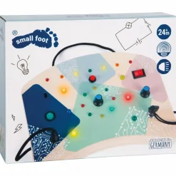 small foot Finmotoriktavle - Knapper & kontakter| Finmotorik|Trælegetøj