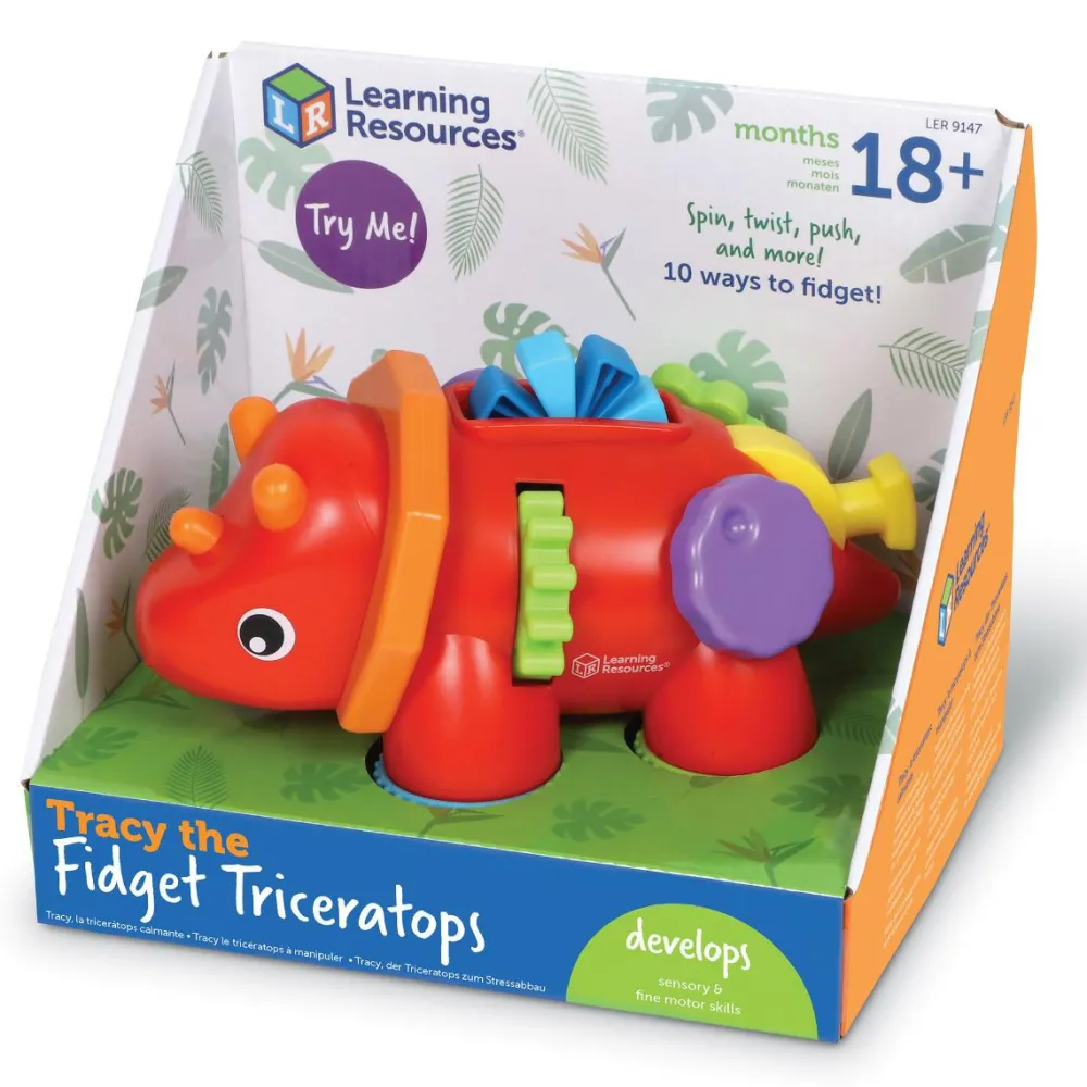Learning Resources Finmotorik triceratops - Fidget| Sorterings- & Stablelegetøj