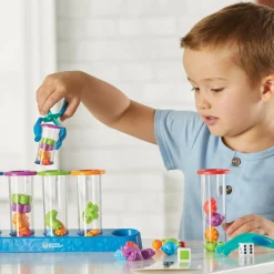 Learning Resources Finmotorisk aktivitetssæt - Silly Science| Stem Læringslegetøj|Sorterings- & Stablelegetøj