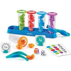 Learning Resources Finmotorisk aktivitetssæt - Silly Science| Stem Læringslegetøj|Sorterings- & Stablelegetøj