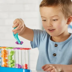 Learning Resources Finmotorisk aktivitetssæt - Silly Science| Stem Læringslegetøj|Sorterings- & Stablelegetøj