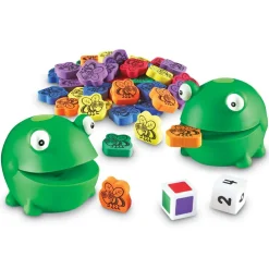Learning Resources Finmotorisk læringsspil - Mad til Froggy| Logik & Talforståelse|Finmotorik