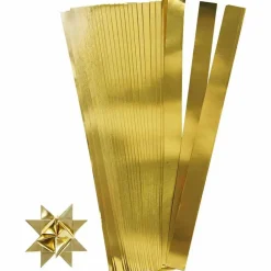 Creativ Company Flet selv julestjerner - Guld, 100 strimler| Jul
