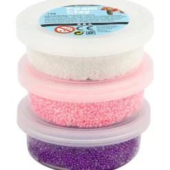 Creativ Company Foam Clay 3 x 14 gr. - Glitter/Metallic pink| Påske|Kreativ Leg