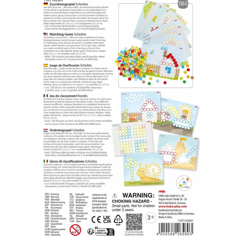 Haba Form- & farvespil - Cirkelmester| Logik & Talforståelse|Spil
