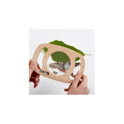 tickit® Forstørrelsesglas Easy Hold i træramme| Naturvidenskab|Montessori
