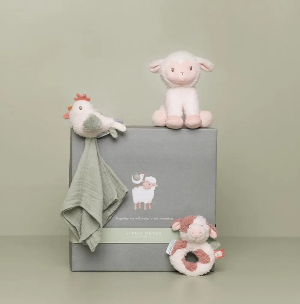 Gavesæt til baby - Little Farm| Bidelegetøj|Bamser