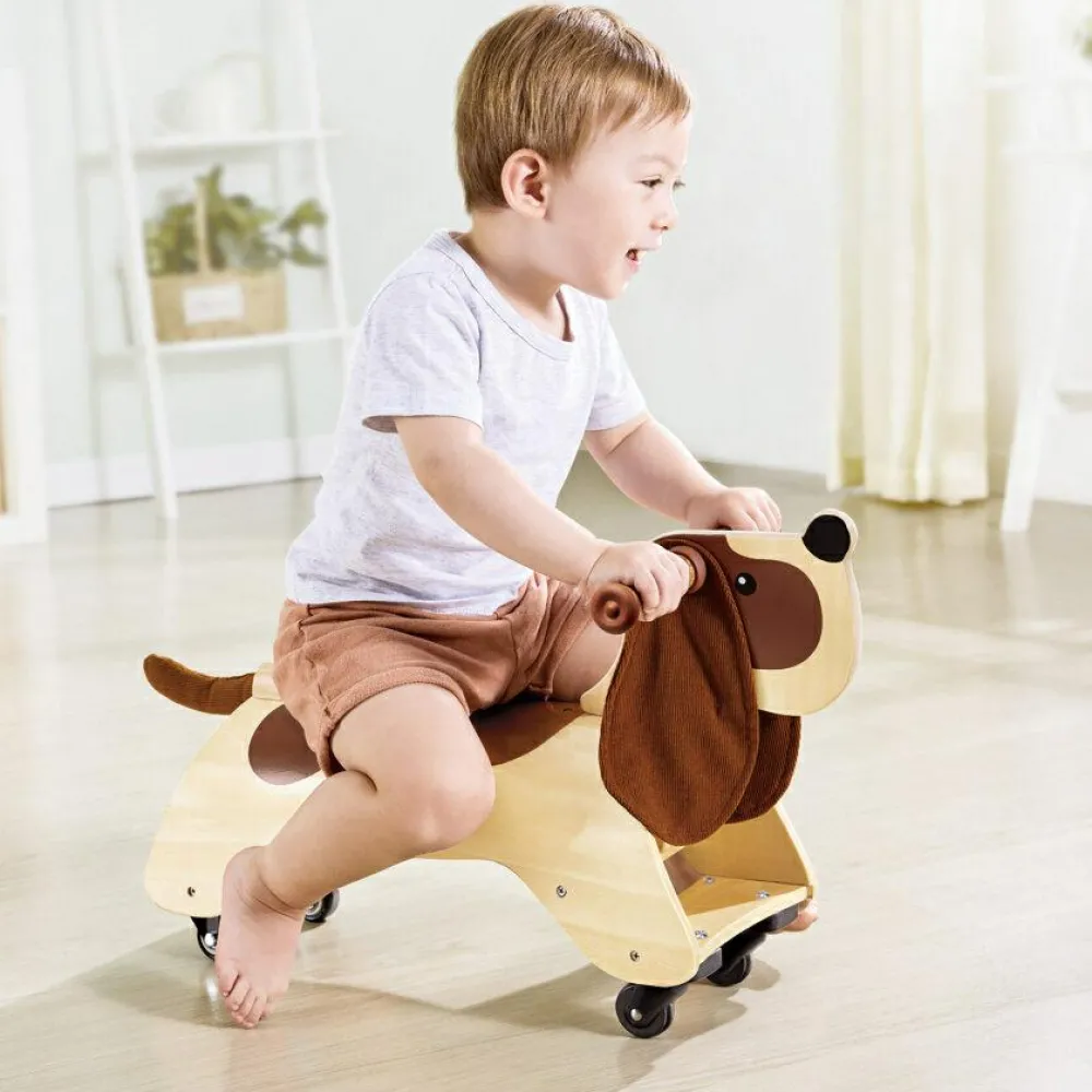 Hape Gåbil - Hund| Legebiler|Babylegetøj