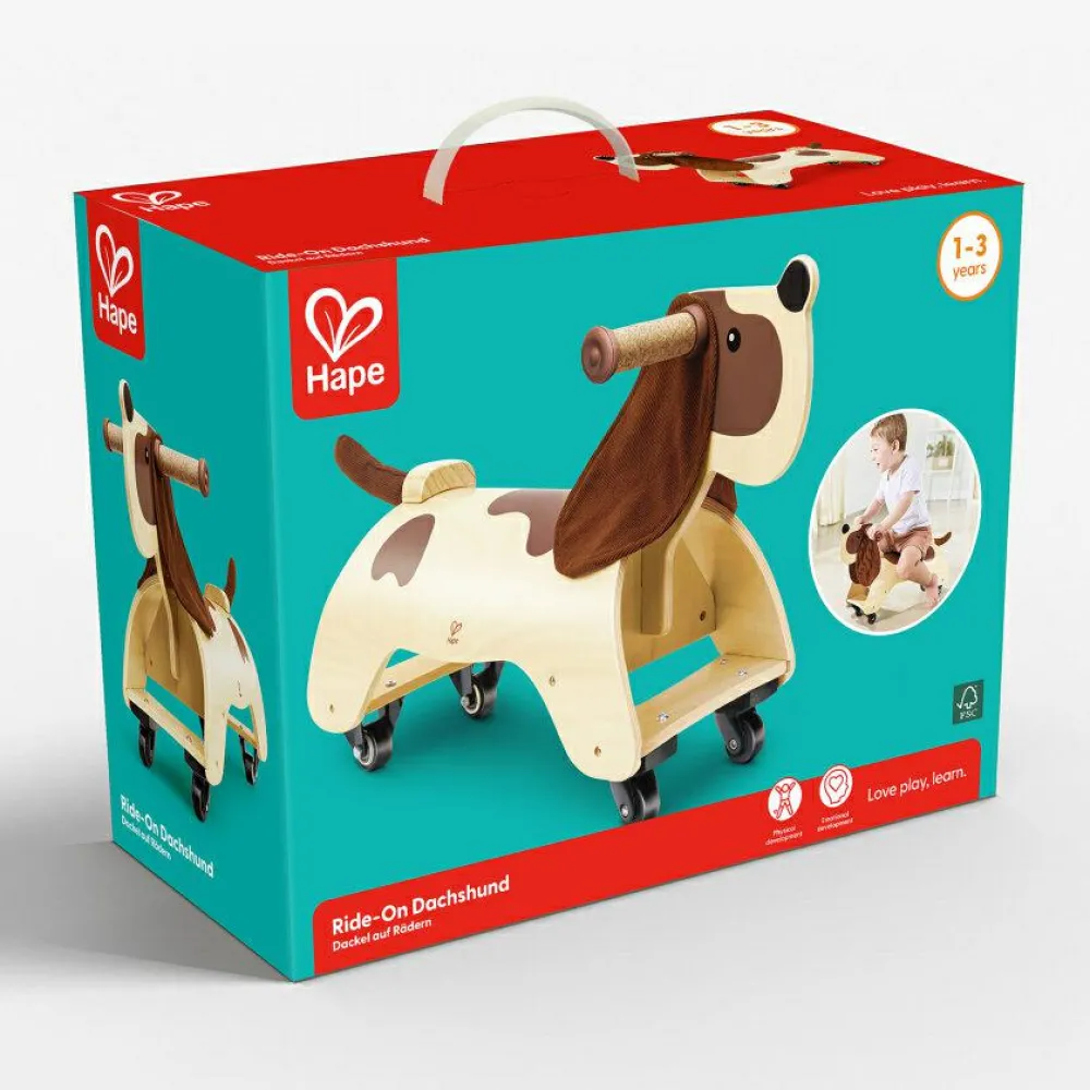 Hape Gåbil - Hund| Legebiler|Babylegetøj