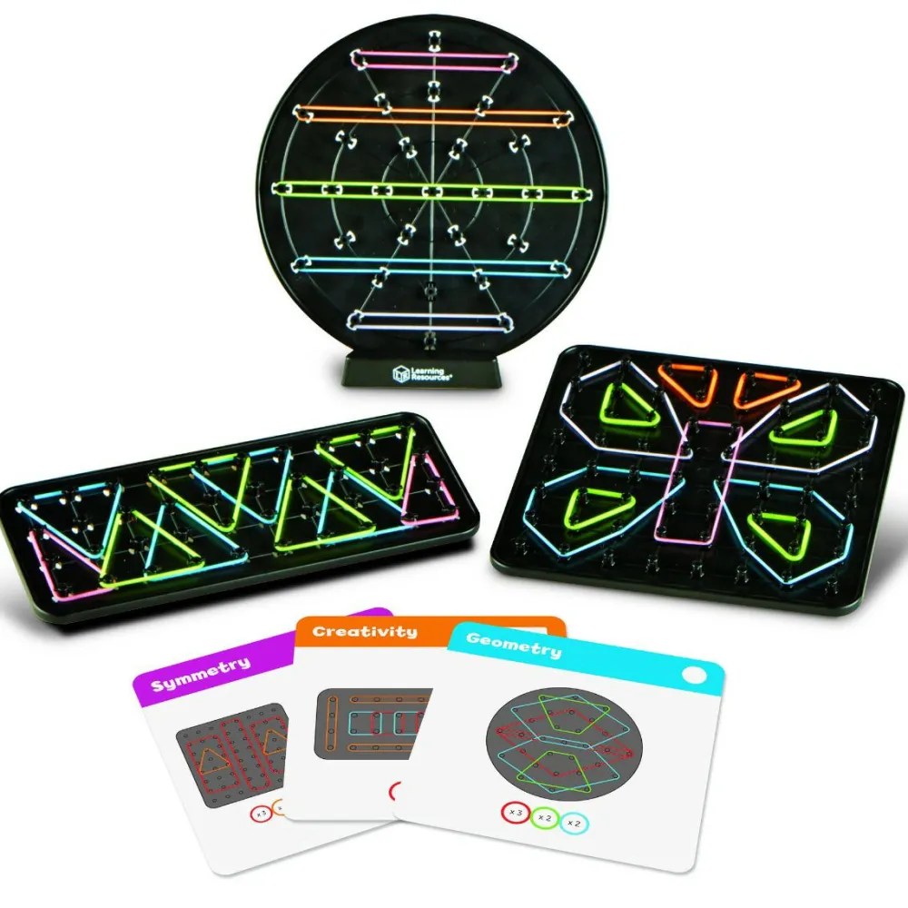 Learning Resources Geoboard - Lav former med elastikker| Finmotorik|Stem Læringslegetøj