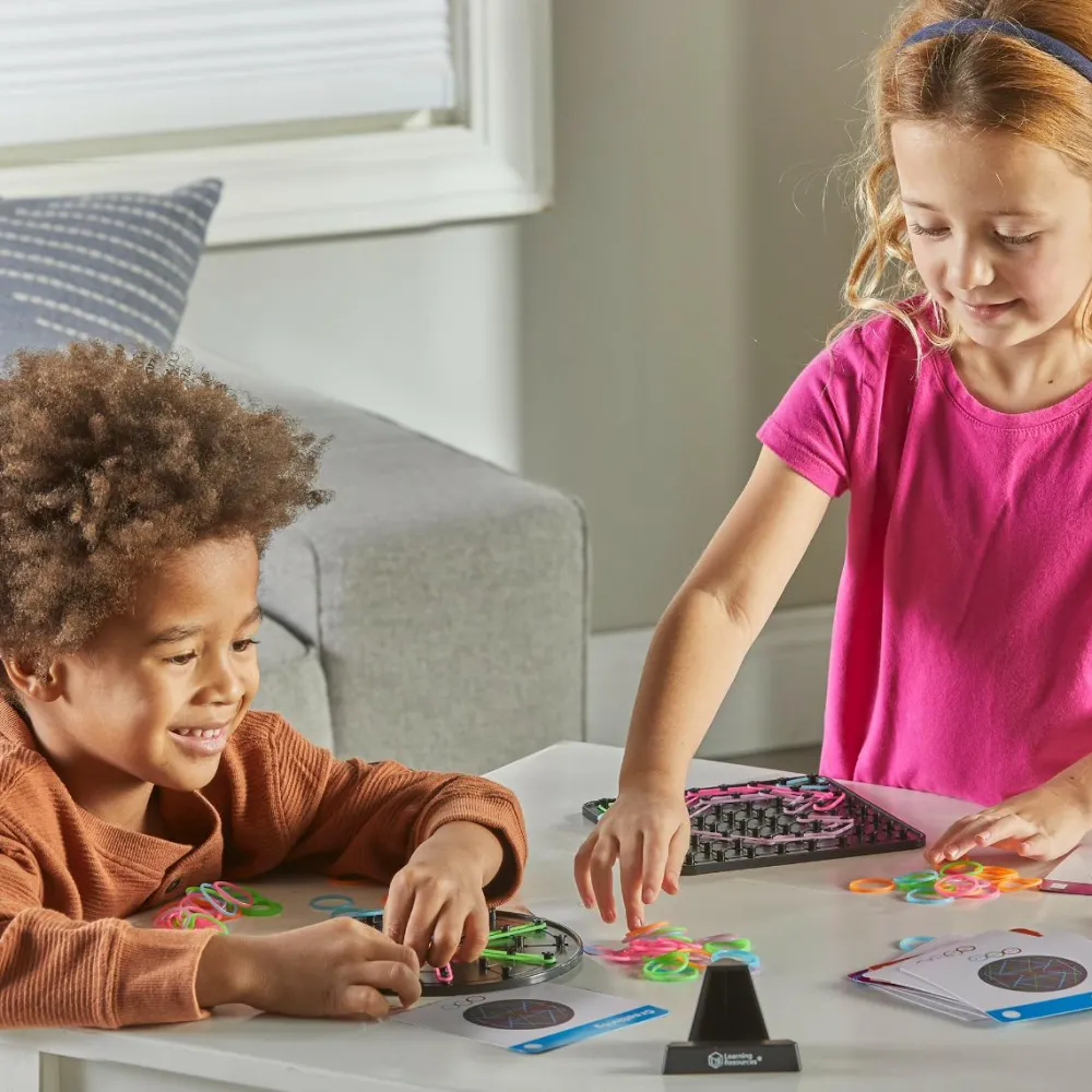 Learning Resources Geoboard - Lav former med elastikker| Finmotorik|Stem Læringslegetøj