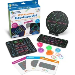 Learning Resources Geoboard - Lav former med elastikker| Finmotorik|Stem Læringslegetøj