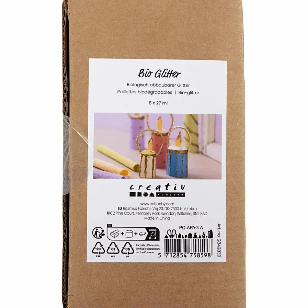Creativ Company Glimmer - Basis, 8 x 27 ml.| Påske|Jul