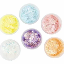 Creativ Company Glitter Clay 6 x 20 ml - Pastelfarver| Påske|Kreativ Leg