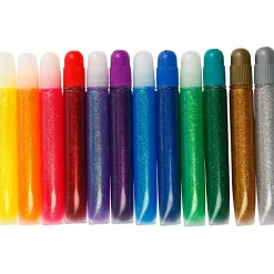 Creativ Company Glitterlim 10 ml. - Basisfarver, 12 stk| Påske|Kreativ Leg