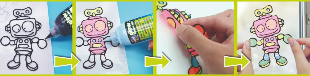 Brainstorm Glow - Pynt dit vindue| Krea-Fitness|Tegne- & Malegrej
