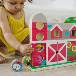 Melissa & Doug GO Tots trillebane - Bondegård| Dukkehus & Legesæt|Tumlinge Legetøj