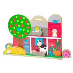 Melissa & Doug GO Tots trillebane - Bondegård| Dukkehus & Legesæt|Tumlinge Legetøj