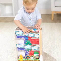 Melissa & Doug GO Tots trillebane - Højhus| Tumlinge Legetøj|Dukkehus & Legesæt