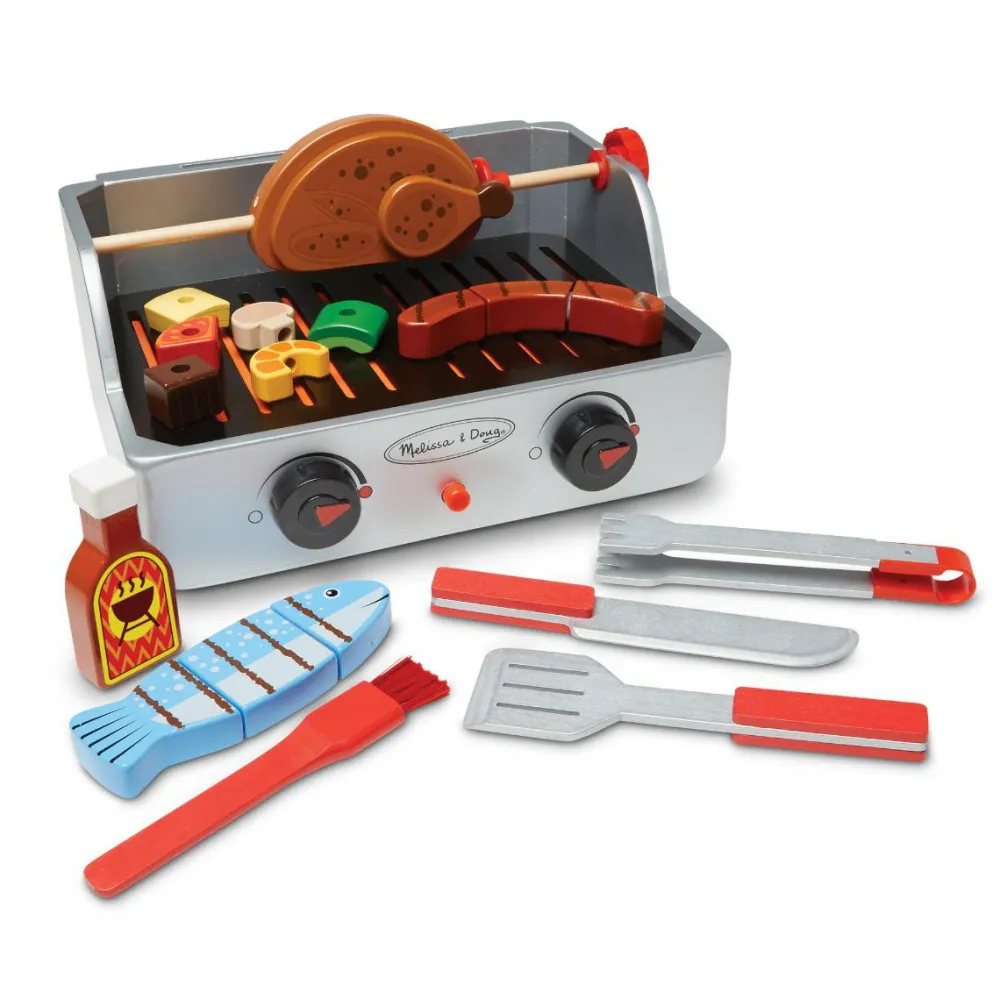 Melissa & Doug Grillsæt med 24 dele| Legekøkken & Legemad