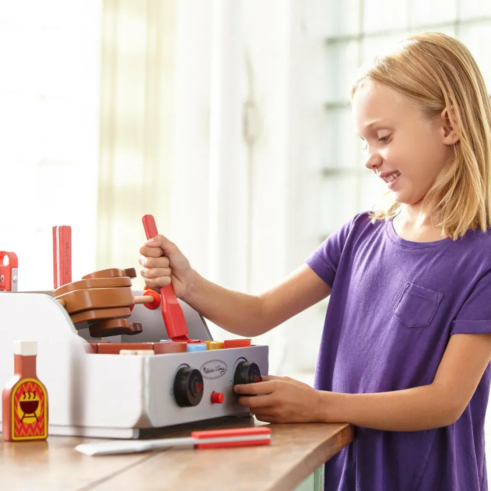 Melissa & Doug Grillsæt med 24 dele| Legekøkken & Legemad