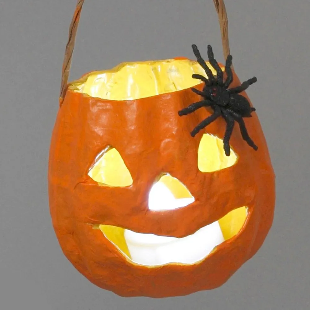 Creativ Company Græskarhoved m. ophæng (H: 8,5 cm.)| Halloween