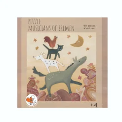 Egmont Toys Gulvpuslespil m. 60 brikker - Stadsmusikanterne ..| Puslespil