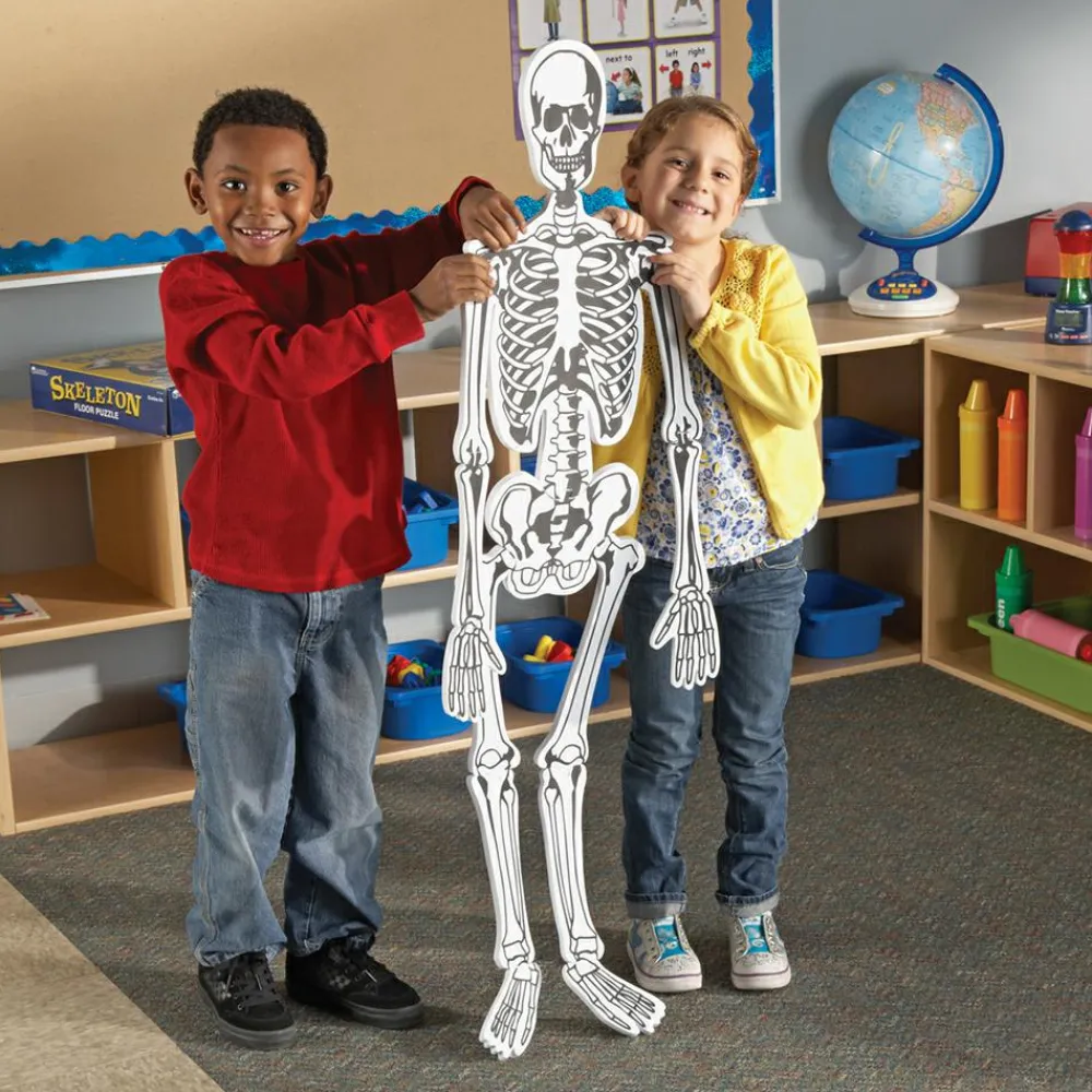 Learning Resources Gulvpuslespil - Skelet| Halloween|Anatomi/Kroppen