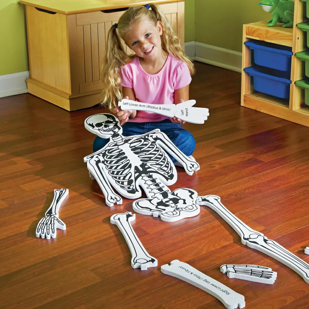 Learning Resources Gulvpuslespil - Skelet| Halloween|Anatomi/Kroppen