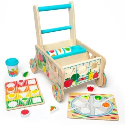Melissa & Doug Gåvogn/indkøbsvogn med aktiviteter| Rolleleg|Tumlinge Legetøj