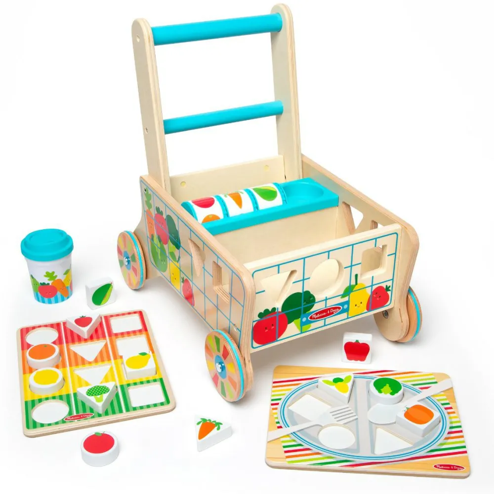 Melissa & Doug Gåvogn/indkøbsvogn med aktiviteter| Rolleleg|Tumlinge Legetøj