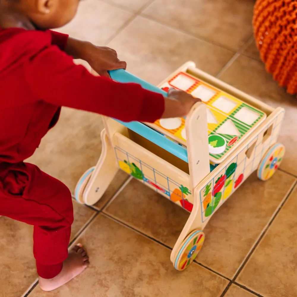 Melissa & Doug Gåvogn/indkøbsvogn med aktiviteter| Rolleleg|Tumlinge Legetøj