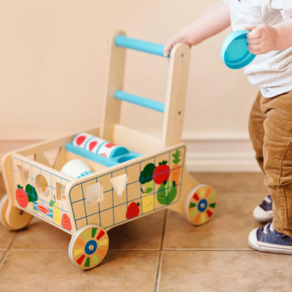 Melissa & Doug Gåvogn/indkøbsvogn med aktiviteter| Rolleleg|Tumlinge Legetøj